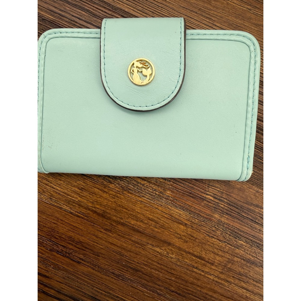 Spartina 449 Daufuskie Island Blue Green Top Grain Leather Bifold Wallet